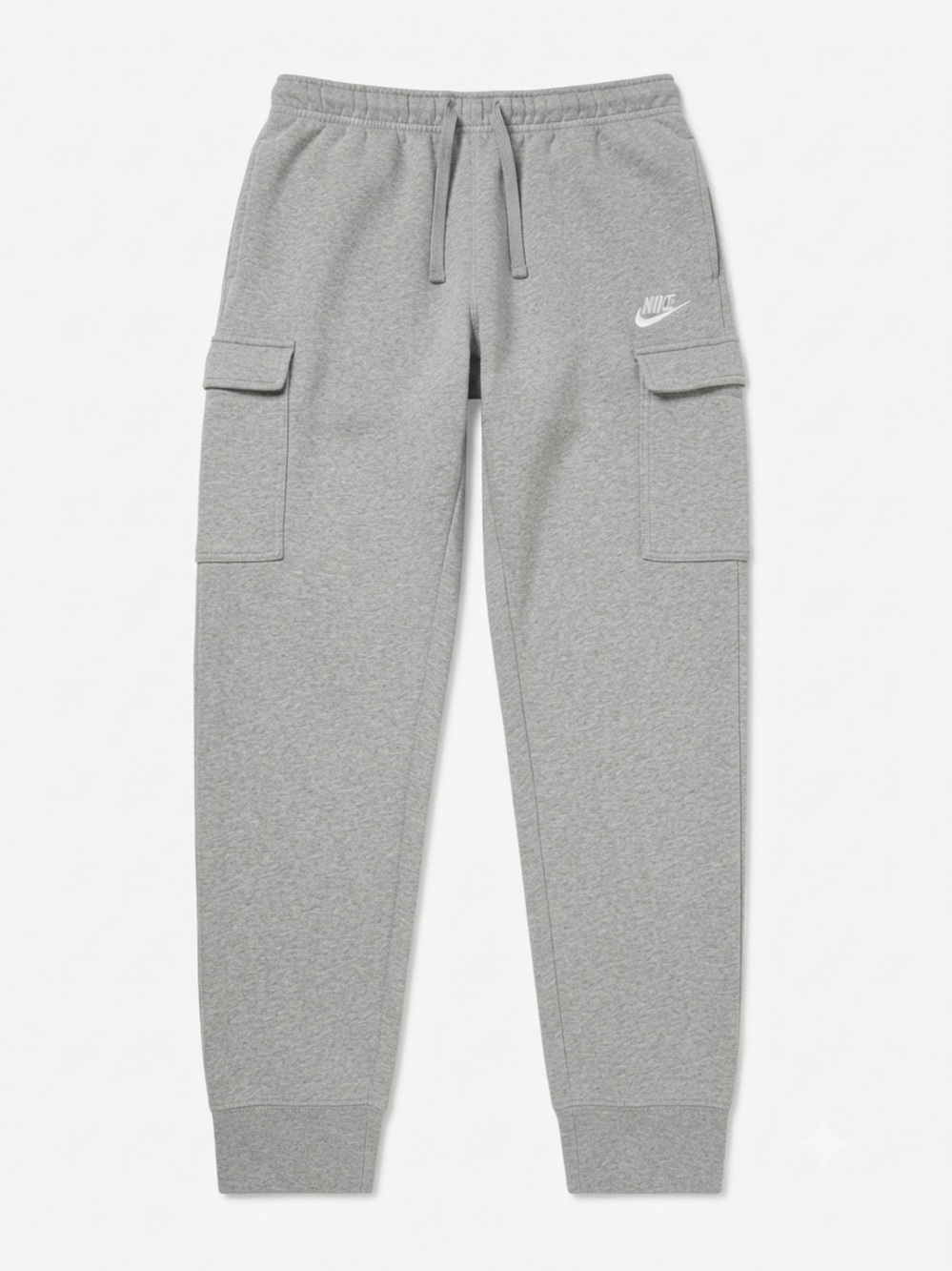 Nike Grey Fleece Cargo Sweatpants Utility Joggers Small S